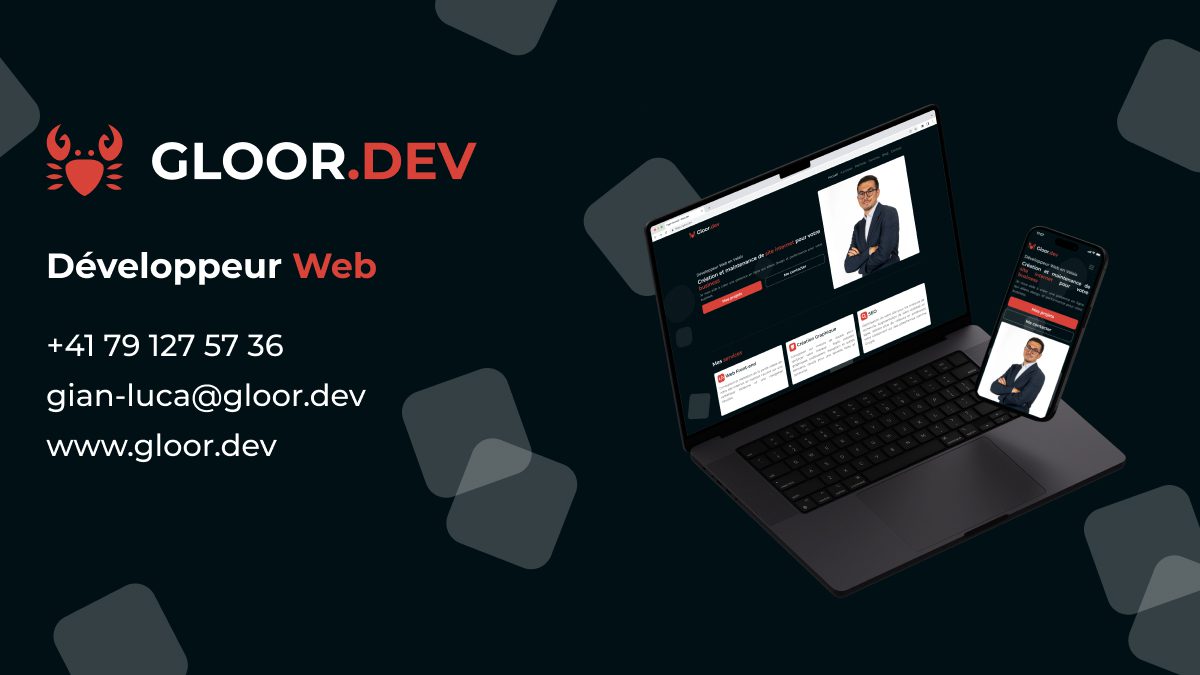 Je lance ma raison individuelle : Gloor.dev !