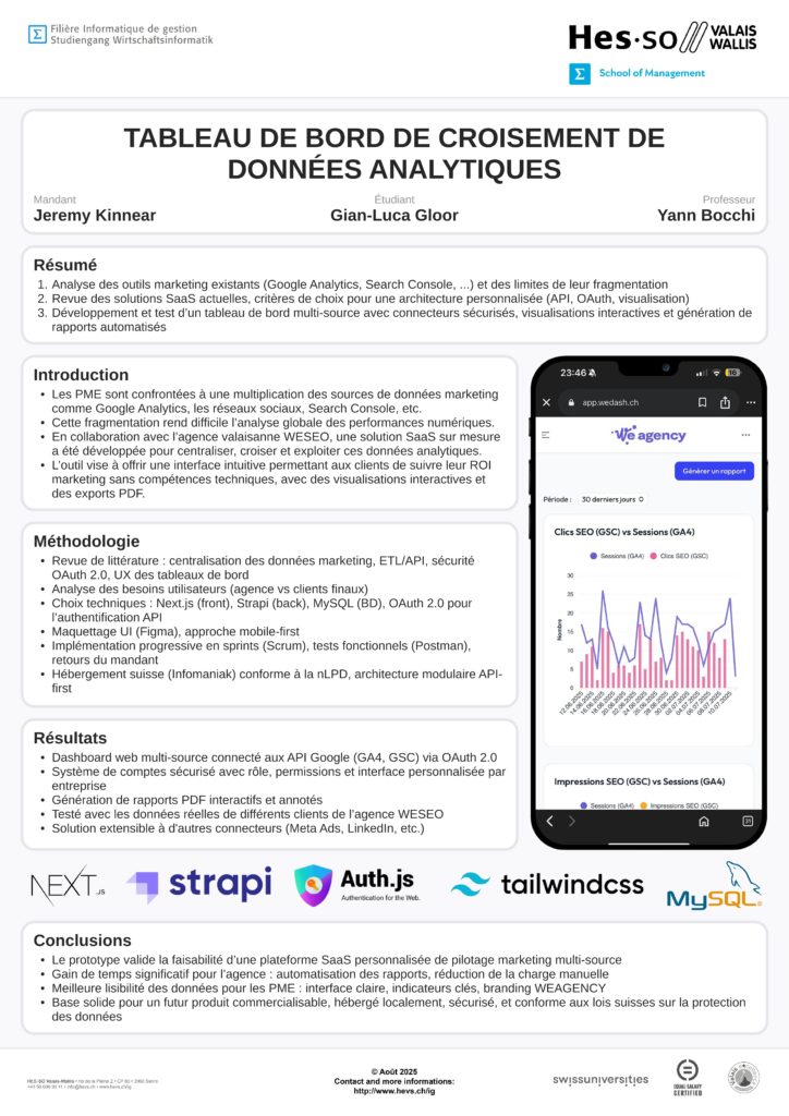 Mon travail de bachelor : Centraliser vos données marketing au même endroit !