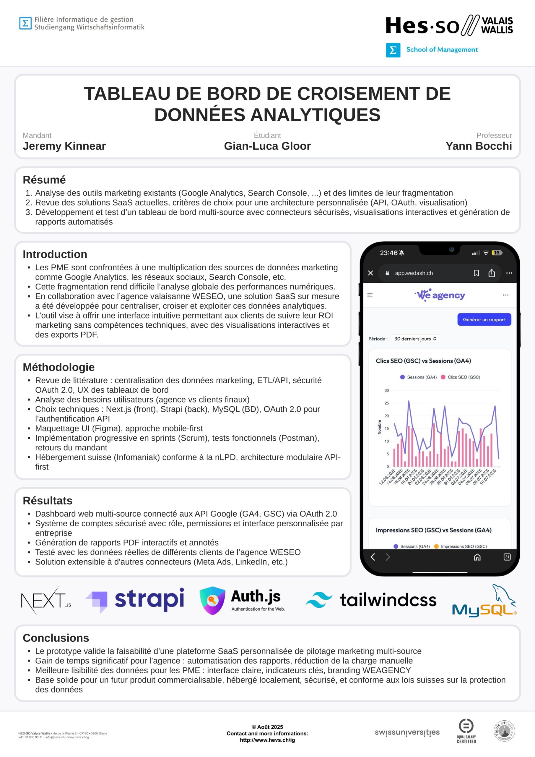 Mon travail de bachelor : Centraliser vos données marketing au même endroit !