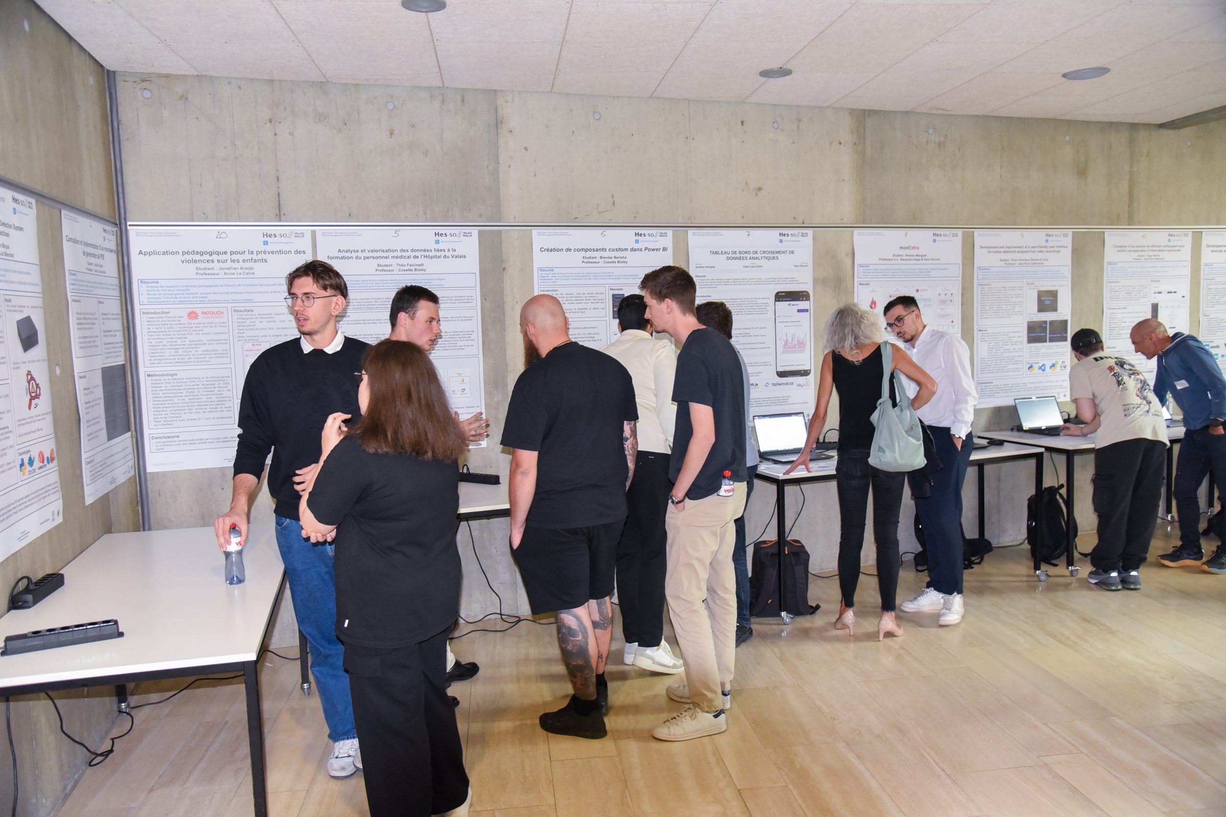 Silicon Valais – J’ai pu présenter mon bachelor !